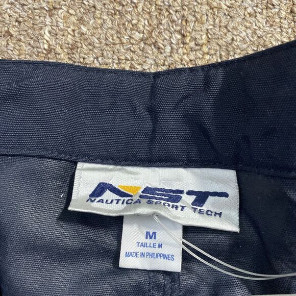 NWT Vintage Nautica Sport Tech lined nylon zip-off wind pants Medium Brand New - Picture 10 of 11
